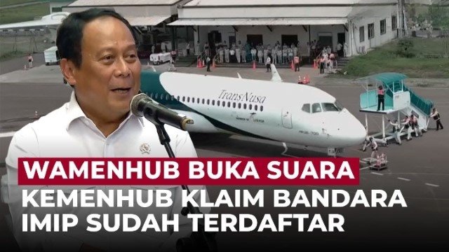 Izin Dicabut, Kemenhub Beri ‘Syarat’ ke Pengelola Bandara IMIP Morowali, Apa Tuh?