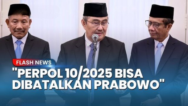 Jimly Asshiddiqie Sebut Cuma Ada Tiga Pejabat Berwenang yang Bisa ‘Batalkan’ Perpol 10/2025