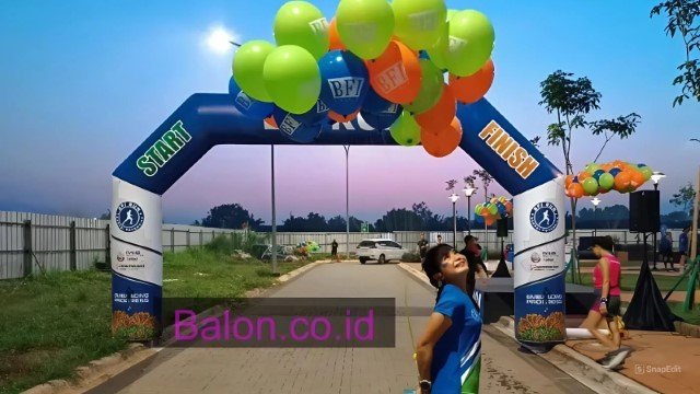 Kebutuhan Penanda Start–Finish Meningkat, Vendor Balon Gate Jadi Andalan EO Lokal