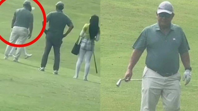 Kepala BGN Asyik Main Golf Ditemani Caddy Seksi Saat Prabowo Terjun ke Lokasi Bencana