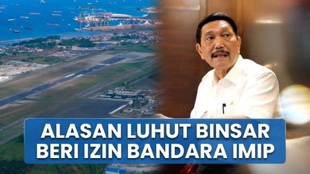 Luhut Akui Bandara IMIP Dibangun Sebagai Fasilitas untuk Investor China