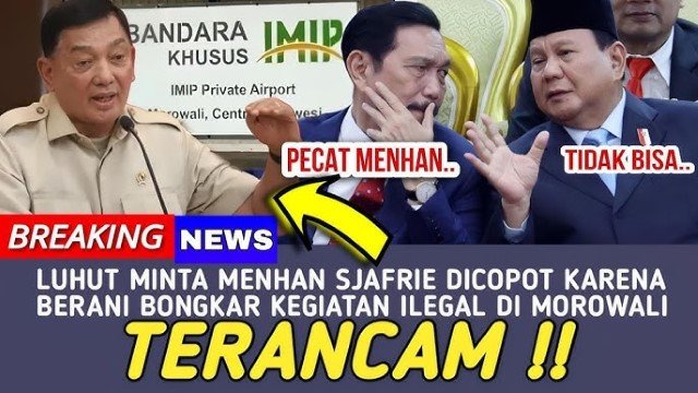 Luhut Bantah Menteri Pertahanan Yang Kritik Bandara IMIP ‘Ancam’ Kedaulatan Negara