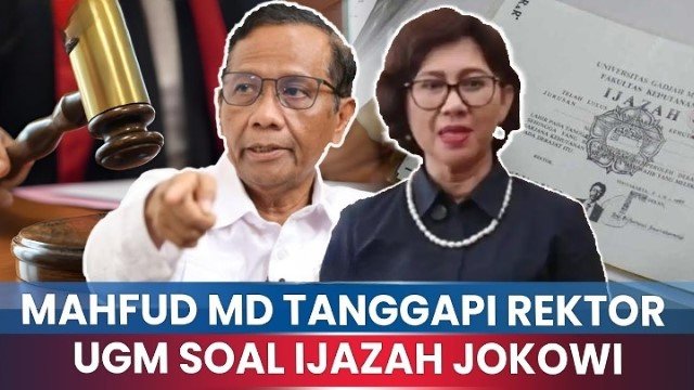 Mahfud MD Tanggapi Rektor UGM yang Muncul Lagi Setelah AI Kampus Ramai Soal Ijazah Jokowi