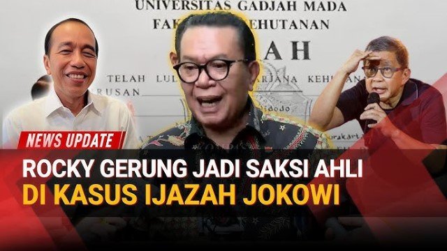 Menarik! Rocky Gerung Jadi Saksi Ahli Kasus Ijazah Jokowi, Tinggal Tunggu Panggilan Polda Metro Jaya
