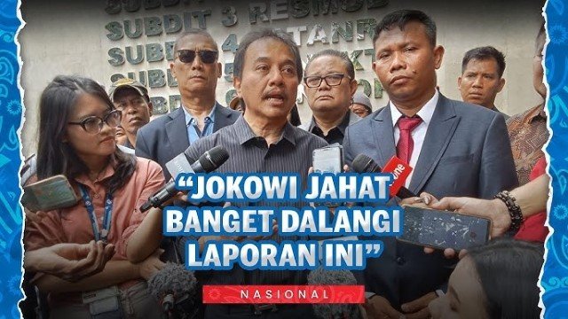 Roy Suryo Setelah Diberi Tahu Polda Metro: Jokowi Kamu Itu Jahat Banget!