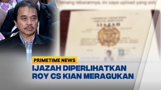 Roy Suryo Ungkap ‘5 Kejanggalan’ Ijazah Jokowi Yang Diperlihatkan Polda Metro Jaya