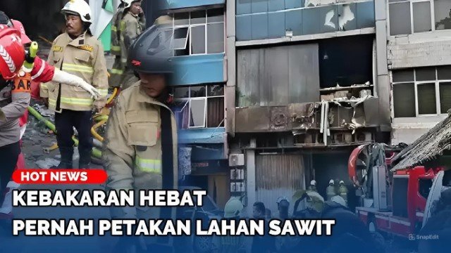 TERKUAK! Gedung Terra Drone Yang Terbakar Menewaskan 22 Orang Ternyata Aktif ‘Memetakan’ Lahan Sawit di Sumatera