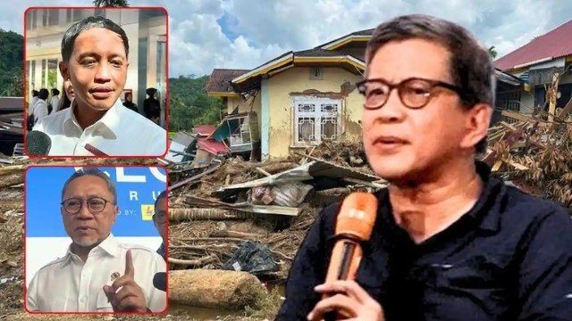 Telak Sindiran Rocky Gerung Menteri Prabowo soal Banjir Sumatera: Raja Juli & Zulhas Harusnya Mundur!