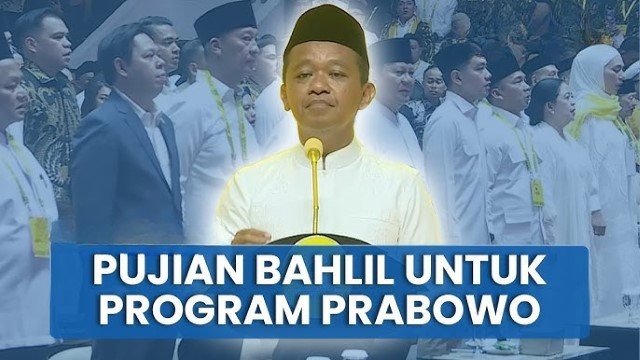 Trik Jitu Bahlil Bikin Prabowo ‘Jatuh Hati’, Pujian Meluncur Deras di HUT Golkar!