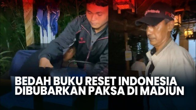 VIRAL! Bedah Buku Reset Indonesia Dibubarkan Paksa oleh Polisi