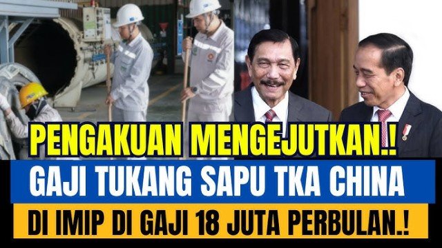 VIRAL! Gaji TKA China Kerja di Bandara IMIP Cuma Nyapu Doang Capai Rp18,7 Juta, Netizen Emosi: Kerja Ringan, Dibayar Sultan