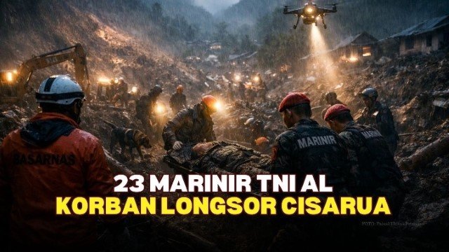 4 FAKTA Puluhan Marinir Ikut Jadi Korban Longsor Cisarua
