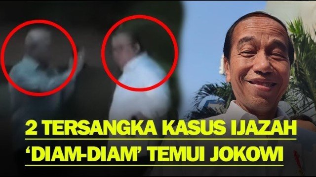 4 SOSOK ‘Tersangka’ yang Pernah Temui Jokowi di Solo, Bahas Kasus Ijazah!