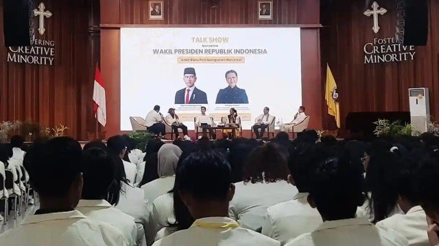 Bapak Kok Tidak Selalu Senyum Tanya Mahasiswa UKSW Kepada Wapres Gibran, Jawabnya Terima Kasih