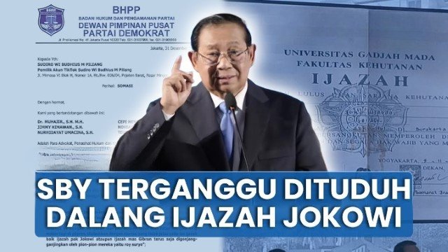 Demokrat Tegaskan SBY Difitnah, Ancam Penjarakan Akun TikTok Penyebar Isu Ijazah Jokowi!