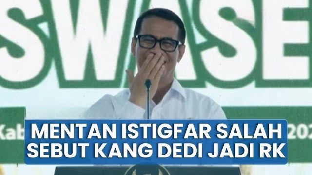 MOMEN Mentan Salah Panggil Dedi Mulyadi Jadi Ridwan Kamil: Eh, Astaghfirullah!