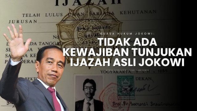 Sidang CLS Dugaan Ijazah Palsu Jokowi, Kuasa Hukum: Tidak Ada Kewajiban Tunjukan Ijazah Asli ke TPUA