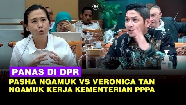 PANAS! Pasha Ungu Debat Keras Dengan Veronica Tan Soal Kinerja Kementerian PPPA