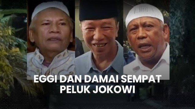 Pertemuan Jokowi dan Eggi Sudjana Diungkap Relawan: Serahkan Buku dan Berpelukan