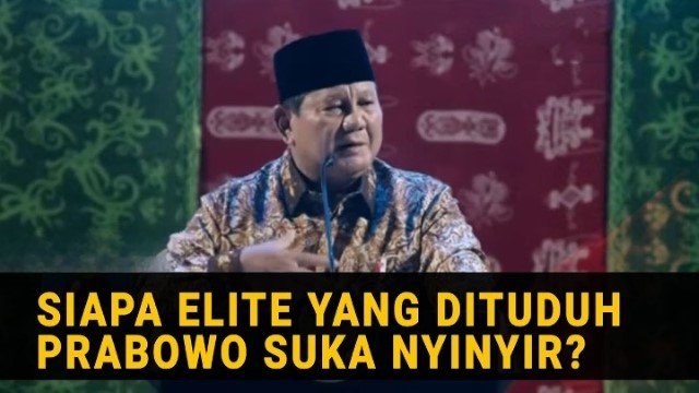 Prabowo: Ada Elite Kerjanya Nyinyir di Medsos, Jangan-Jangan Dibayar?!