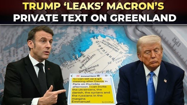 Trump Ungkap Chat Pribadi dari Macron, Bahas Isu Greenland!