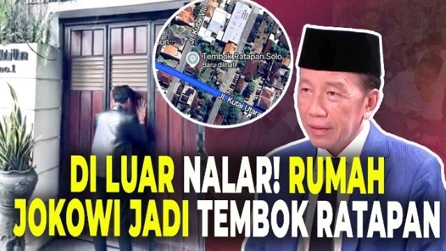 5 FAKTA Heboh Rumah Jokowi Dilabeli ‘Tembok Ratapan Solo’ di Google Maps