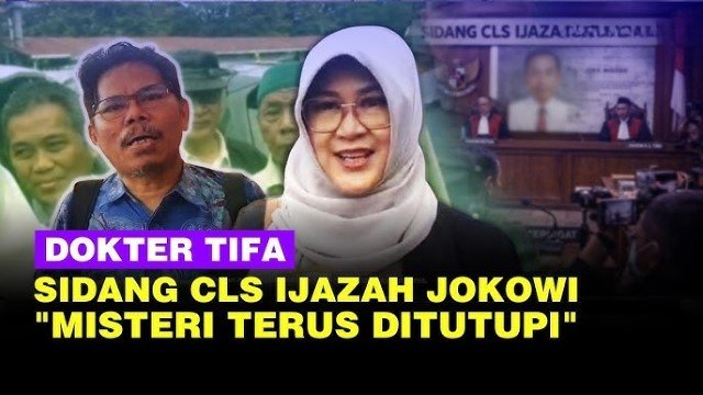 8 Versi Ijazah Jokowi Beredar, Asli Tak Pernah Ditunjukkan, Dokter Tifa: Ada Apa Sebenarnya?