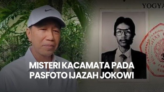 Ajaibnya Kacamata Jokowi Pecah Saat Kuliah, Utuh Lagi di Foto Ijazah!