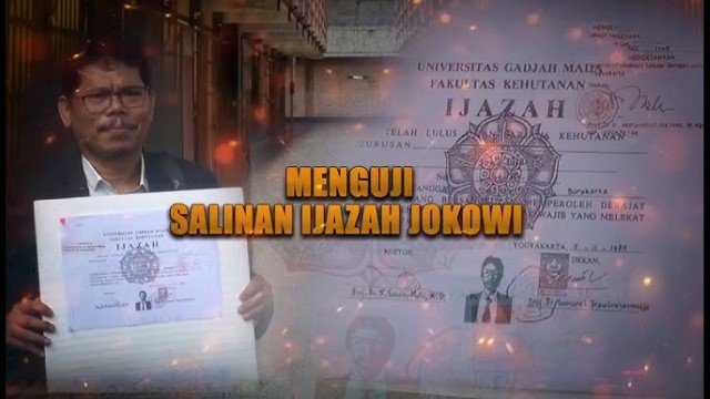 Analisis Singkat 2 Dokumen “Salinan Ijazah JkW Terlegalisir” dari KPU