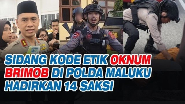 Aniaya Siswa Hingga Tewas, Anggota Brimob: Saya Mohon Maaf, Saya Lalai, Tak Berpikir Panjang