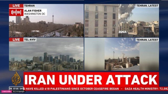 BREAKING NEWS! Israel Serang Iran, Teheran Dibom, Kantor Presiden dan Pemimpin Tertinggi Ali Khamenei 'Jadi Target'