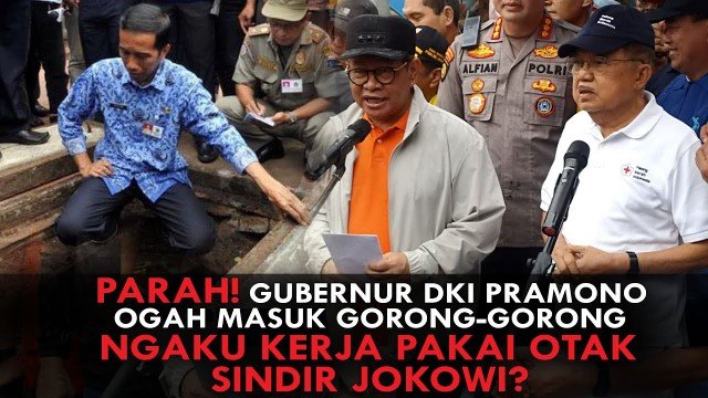 Candaan “Tak Mau Masuk Gorong-Gorong” Kerja Pakai Otak, Pramono Anung Jadi Sorotan, Sindiran Halus untuk Jokowi?