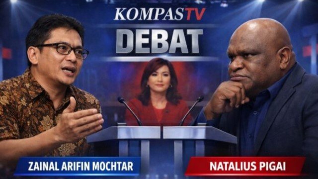Difasilitasi Kompas TV untuk Debat dengan Zainal Arifin Mochtar, Natalius Pigai Membisu!