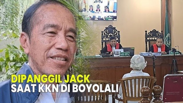 Keren! Terungkap di Sidang Gugatan Ijazah: Jokowi Dipanggil ‘Jack’ Saat KKN di Boyolali