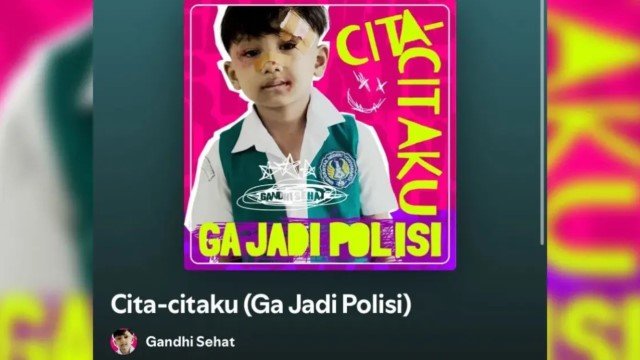 Lagu Cita-Citaku (Ga Jadi Polisi) Milik Gandhi Sehat Ditarik dari Peredaran, Ada Apa