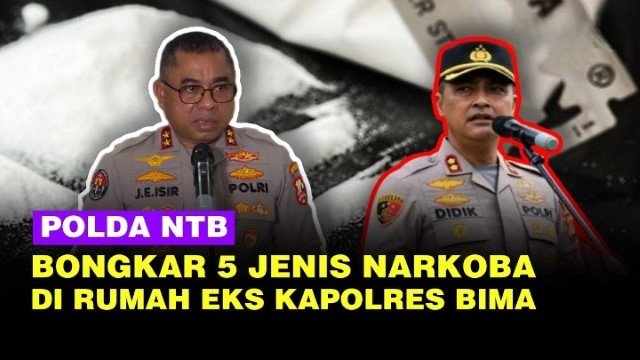 Mantap! Kapolres Bima Kota Nonaktif Dapat ‘Sekoper’ Narkoba untuk Dipakai Sendiri