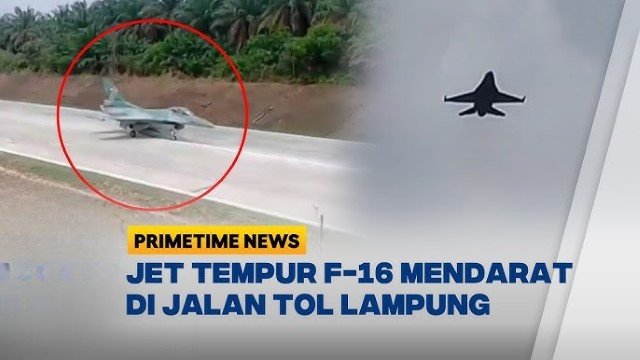 Media Asing Heboh! Jet Tempur RI Landing di Tol Sumatera, Sebut Ini
