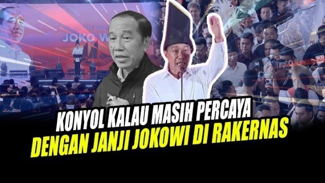 Politik Dua Kaki Jokowi Dukungan Palsu, Loyalitas Semu!