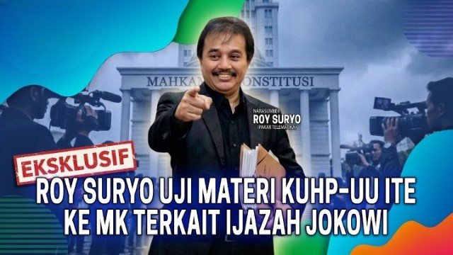 Refly Harun Ungkap Alasan Roy Suryo Cs Uji Sejumlah Pasal Dalam KUHP-UU ITE ke MK