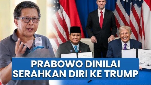 Rocky Gerung Diplomasi Tarif Prabowo-Trump Bukan Sekadar Gagal, Tapi Konyol!