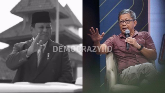 Rocky Gerung Sindir Pertemuan Prabowo dengan Tokoh Kritis: Tanda Pemerintah Sedang Cemas?