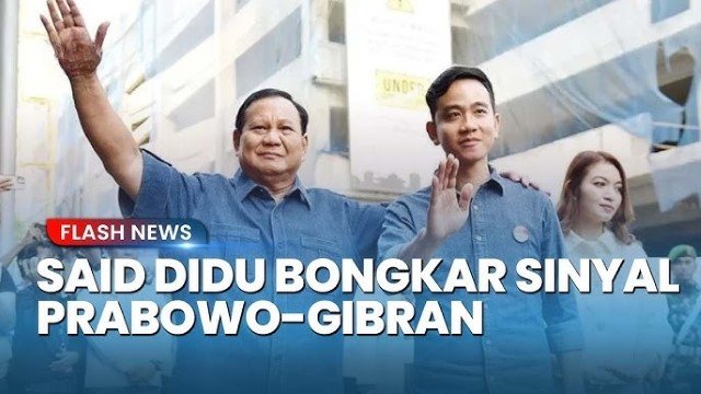 Said Didu Prabowo Tak Kepikiran Maju Pilpres 2029, Tetapi Kelihatan Tak Happy dengan Gibran!
