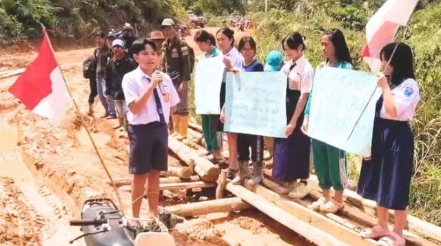 Suara Hati Siswa SMP di Kalimantan: Kami Lebih Butuh Perbaikan Jalan daripada MBG!