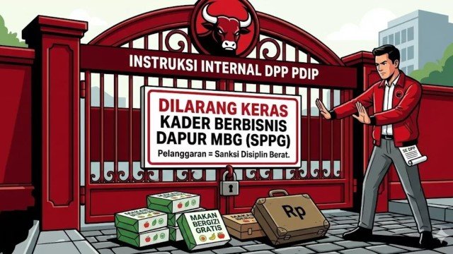Tegas! PDIP Melarang Keras Kadernya Terlibat Proyek MBG, Disanksi Bila Melanggar