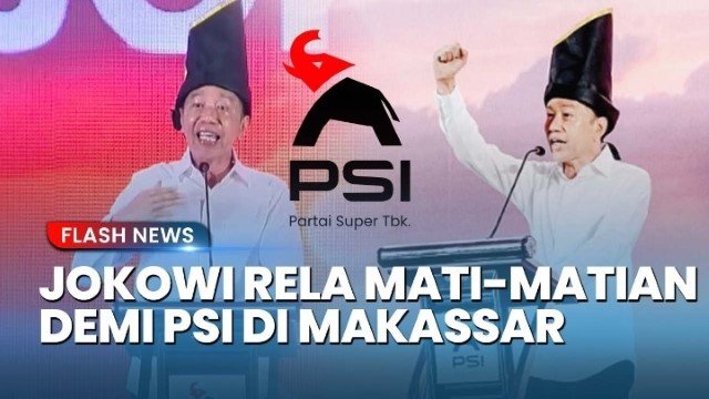 Terselip Rasa Cemas Dalam Pidato Jokowi Mati-Matian Demi PSI, Terkait Masa Depan Gibran