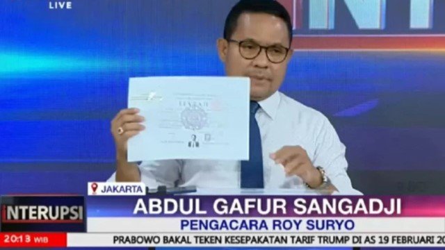Ungkap Alasan Tidak Teliti Ijazah Presiden Selain Jokowi, Abdul Gafur Punya Indikasi Palsu Gak