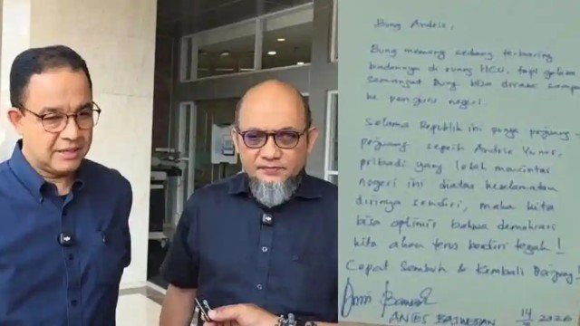 Anies Baswedan Soal Penyiraman Air Keras Andrie Yunus Bukan Kriminal Biasa dan Terorganisir!