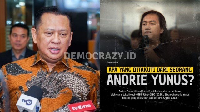 Bamsoet Negara Bukan Dalang 'Teror' Penyiraman Air Keras Andrie Yunus!