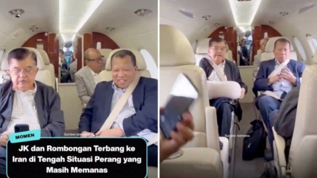 Bukan ke Iran! Jubir Bongkar Agenda Asli JK di Tengah Video Viral Dalam Pesawat