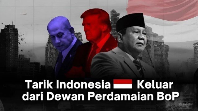 DPR Desak Indonesia Keluar dari BoP, Dinilai Langgar Prinsip Politik Luar Negeri Bebas Aktif